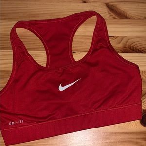 Nike Red Sports Bra
